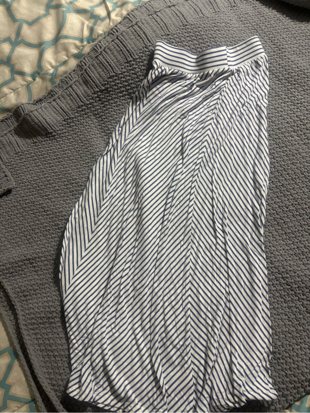 Cherokee Navy and White Striped Maxi Skirt Open to offers💙🤍